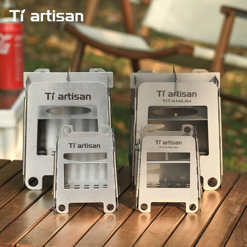 Outdoor Camping Wood Stove - Tiartisan Stainless Steel Camping Stove Mini