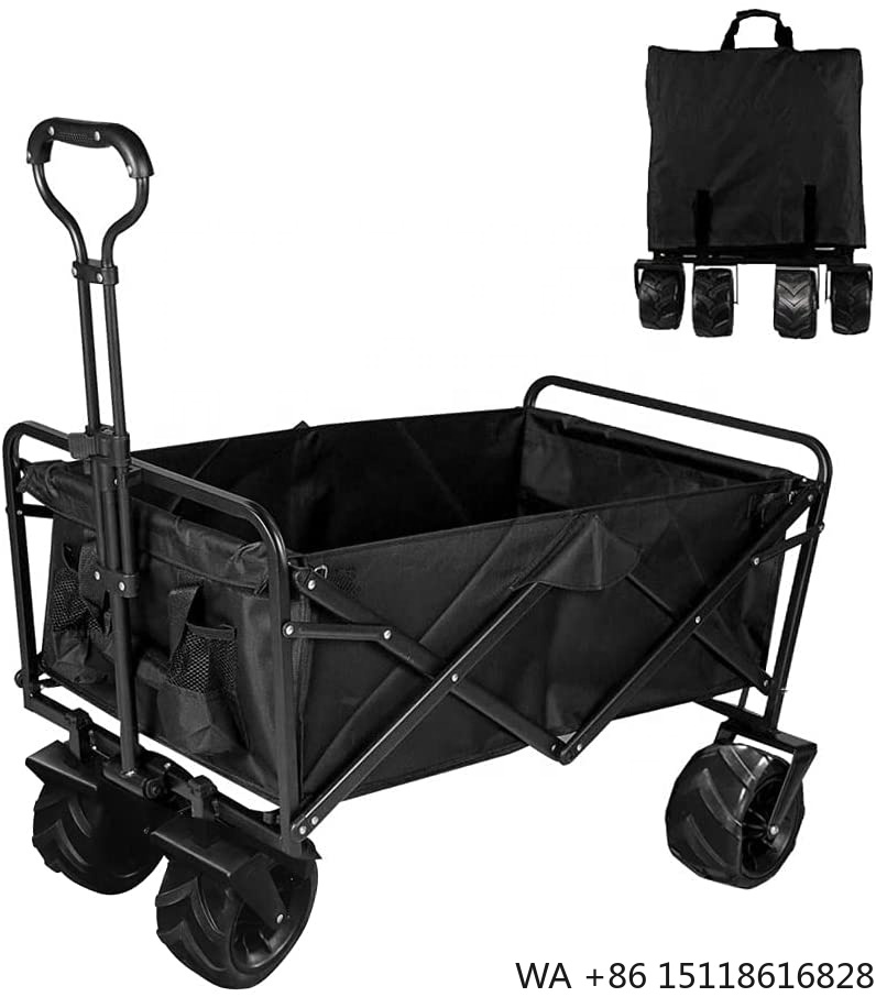 Camp Table Folding - New Large Capacity Big Wheels Brakes