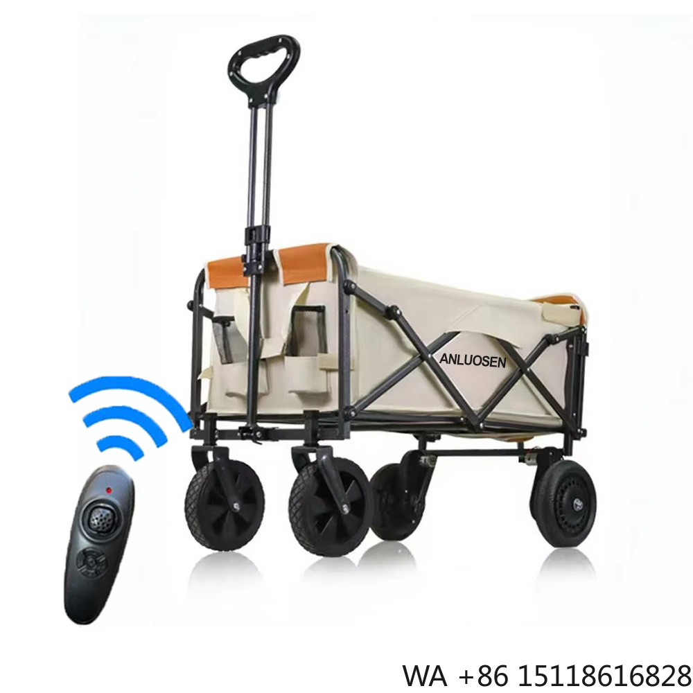 Outdoor Camping And Fishing - Electric Camping Wagon Cart Foldable 2000mAh