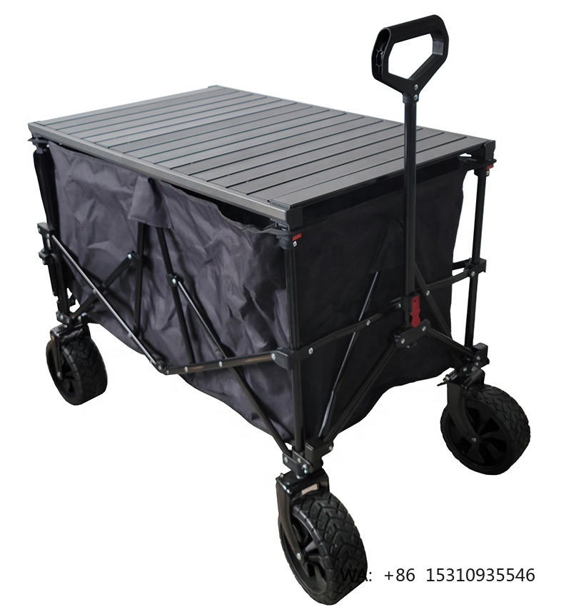 Camp Table Folding - ODM Wholesale Folding Wagon with Adjustable