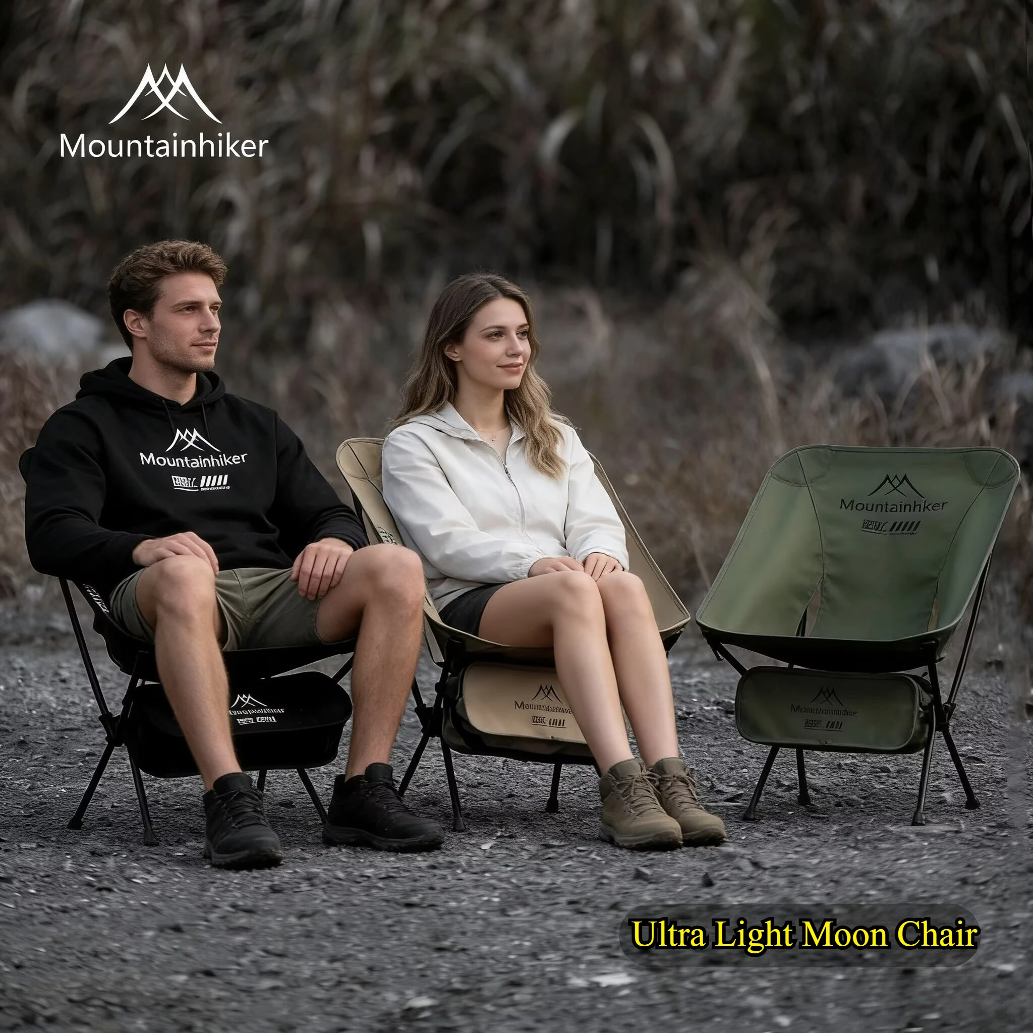 Outdoor Camping Hammock Chair - MOUNTAINHIKER Upgrade Ultra Light Moon Chair