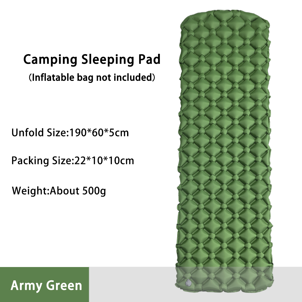 Outdoor Camping Mat - Camping Inflatable Mattress in Tent Folding