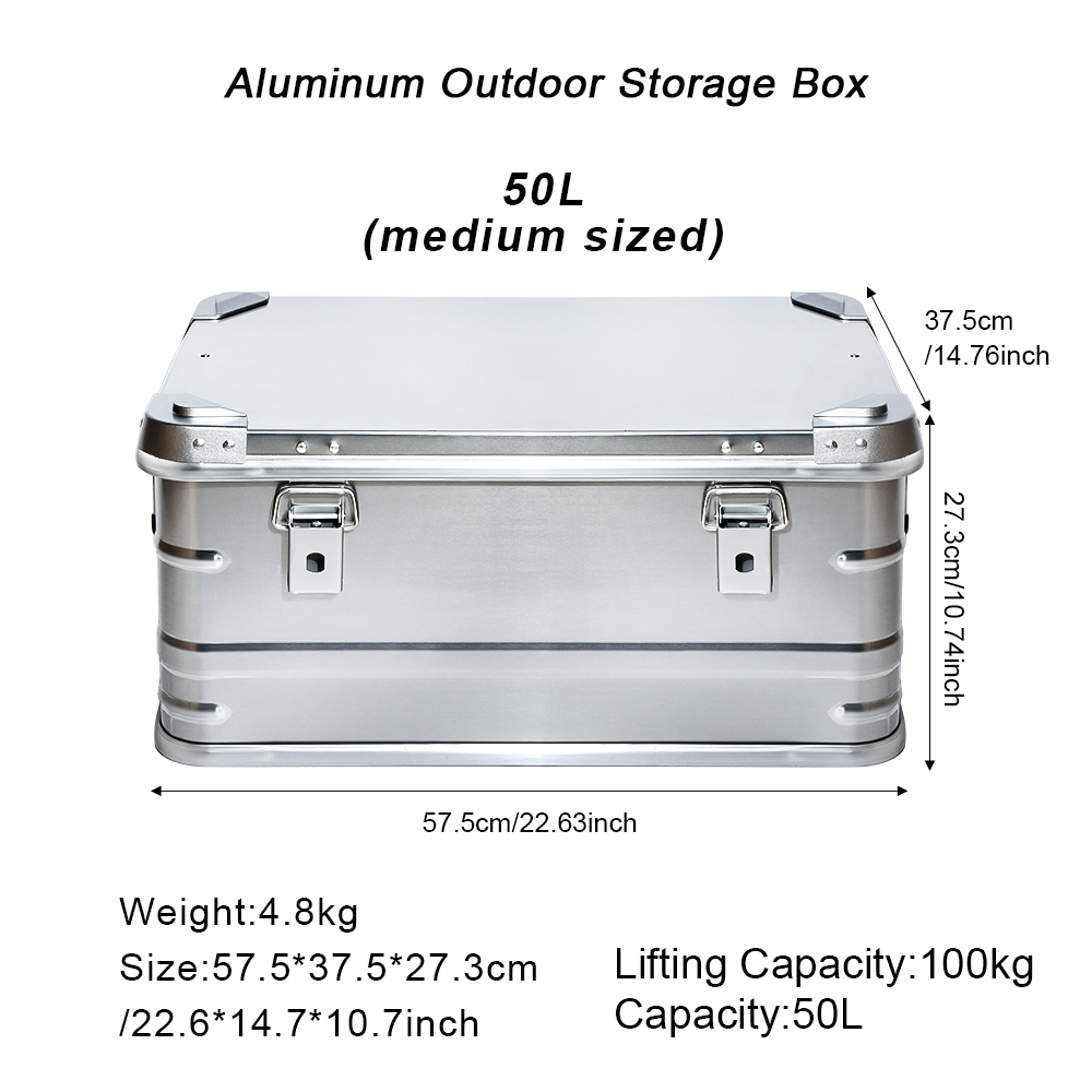 80L Outdoor Aluminum Alloy Sto - Outdoor Camping Bin recension och pris