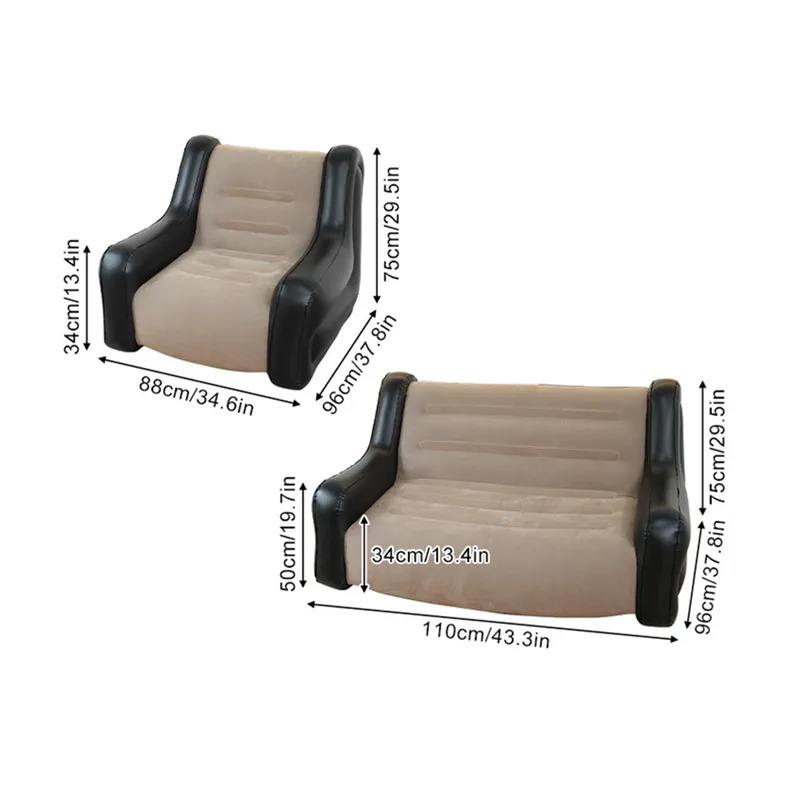 Air Mattress Inflatable Sofa D - Outdoor Camping Mattress recension och pris