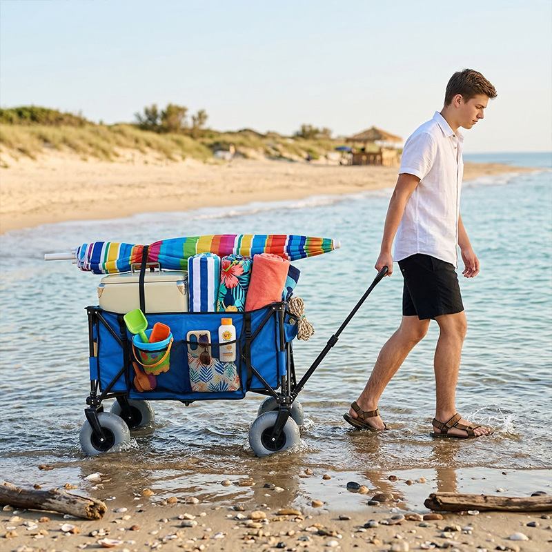 Foldable Metal Beach Wagon Qui - Camp Table Folding recension och pris