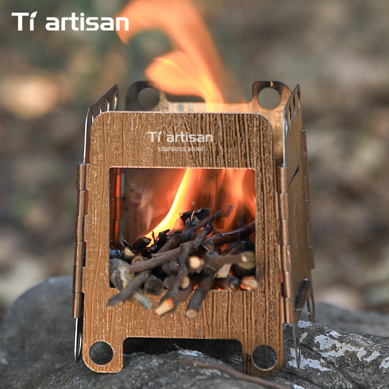 Tiartisan Stainless Steel Camp - Outdoor Camping Wood Stove recension och pris