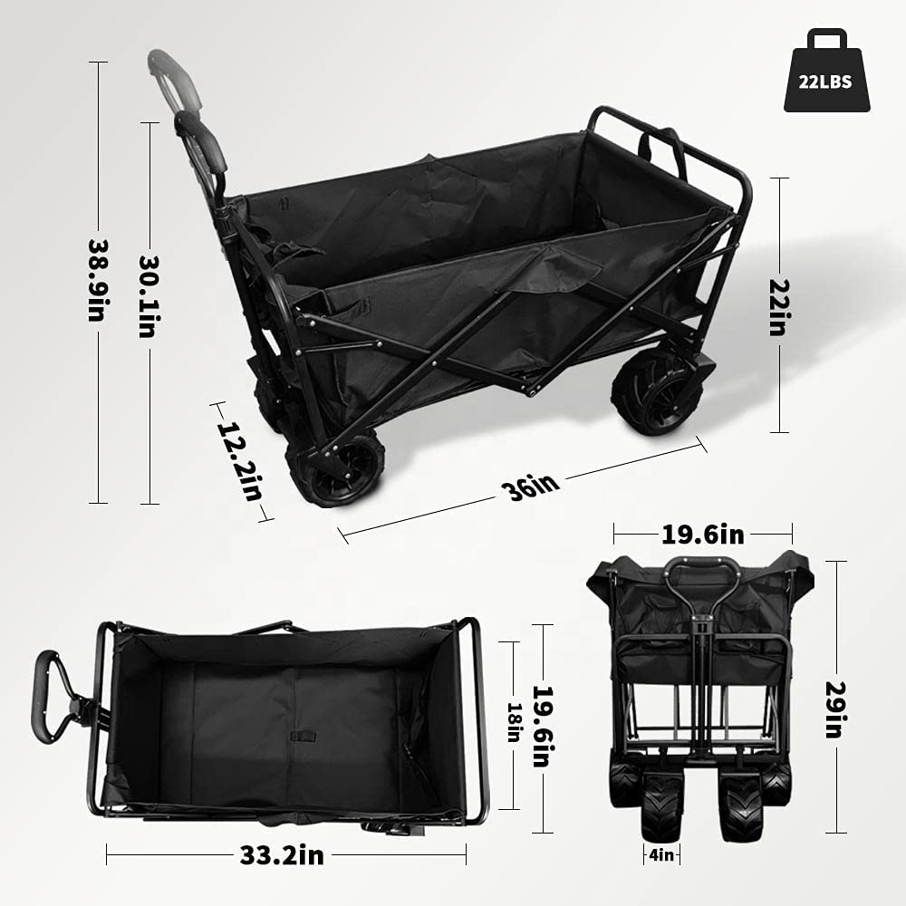 New Large Capacity Big Wheels  - Camp Table Folding recension och pris