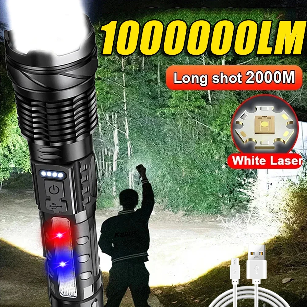 Powerful LED Flashlight Rechar - Outdoor Camping And Fishing recension och pris