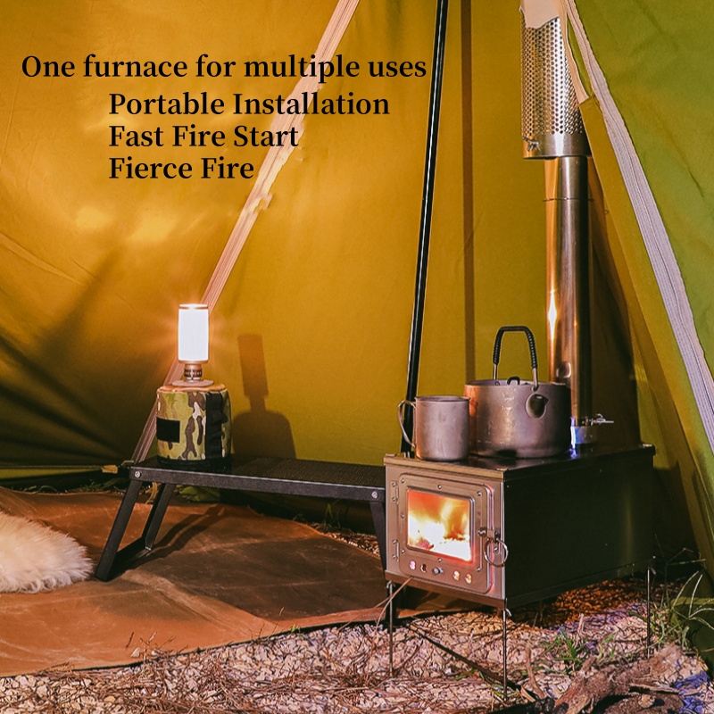 Foldable  Tent Stove Lightweig - Outdoor Camping Wood Stove recension och pris