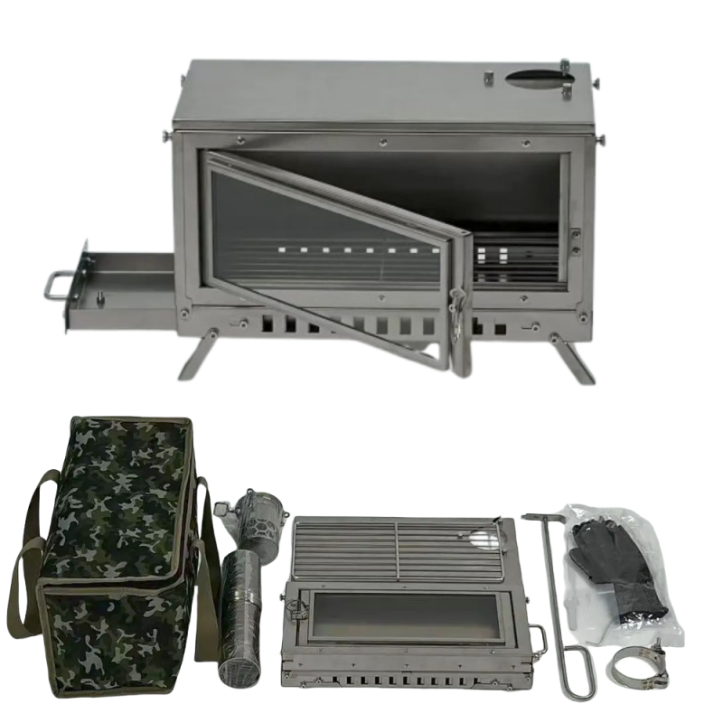 Firewood Stove Tent Stove Fold - Outdoor Camping Wood Stove recension och pris
