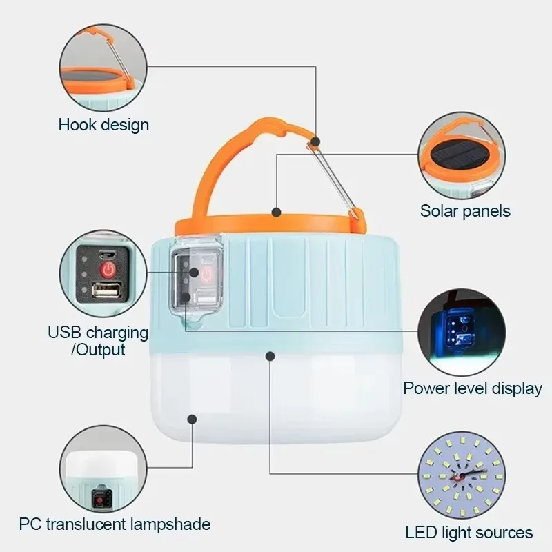 Solar Camping Lantern Recharge - Outdoor Camping And Fishing recension och pris