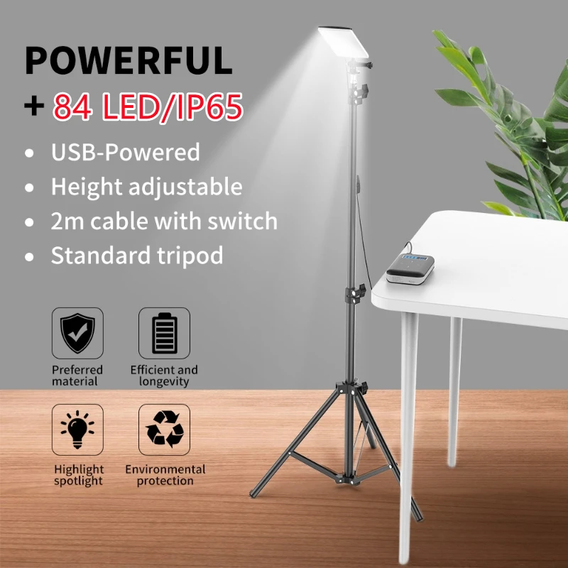 Adjustable 84Pcs LED USB Power - Outdoor Camping Videos recension och pris
