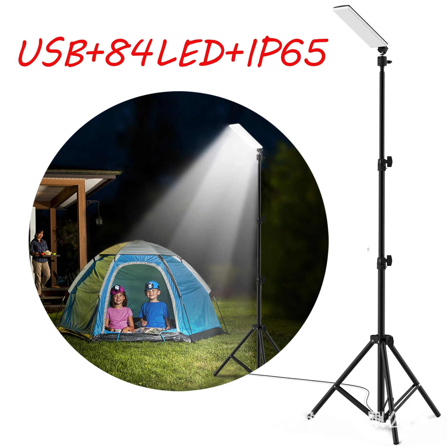 Adjustable 84Pcs LED USB Power - Outdoor Camping Videos recension och pris