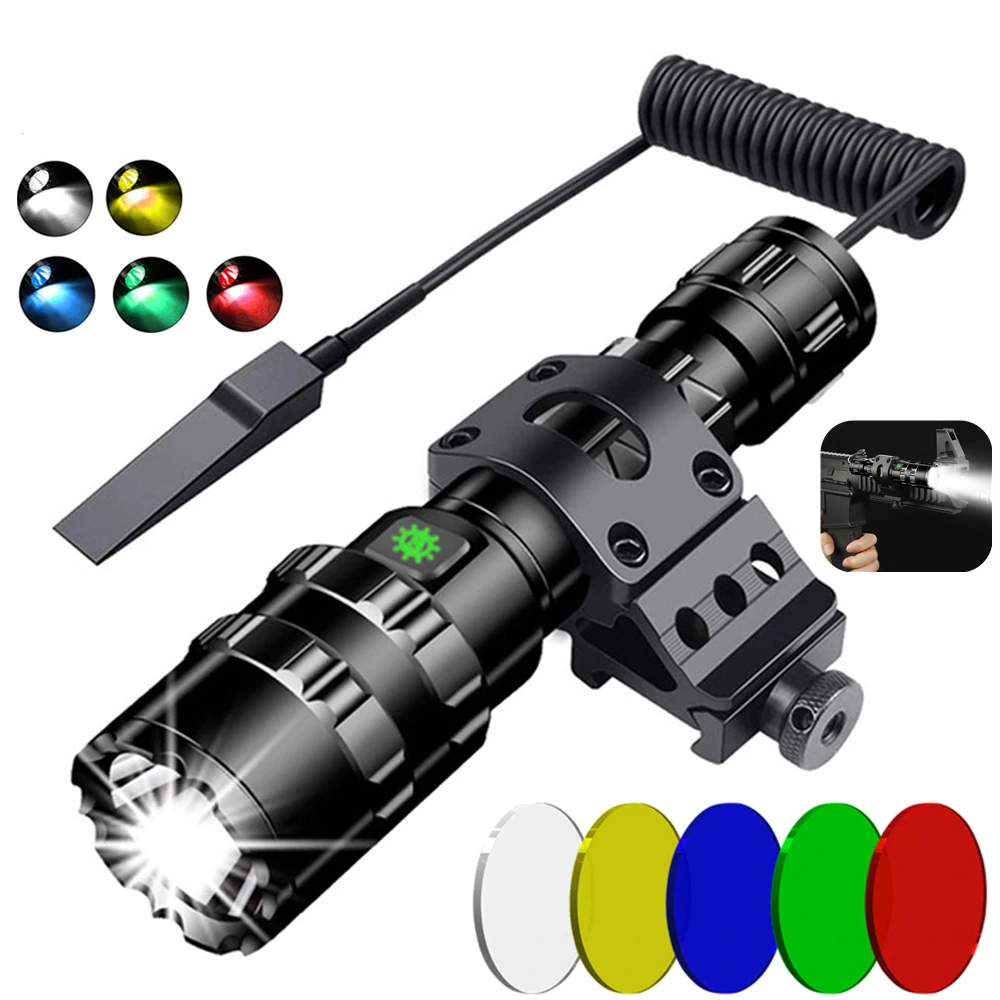 LED Tactical Hunting Flashligh - Outdoor Camping Glamping Share recension och pris