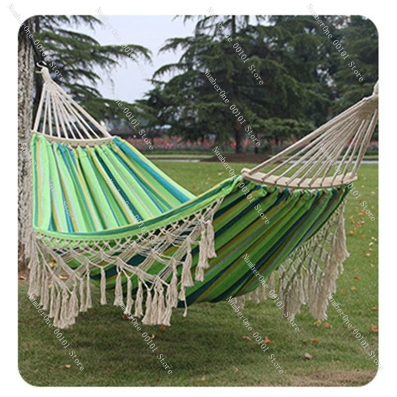 Canvas Double Hammock with Tas - Outdoor Camping Hammock recension och pris
