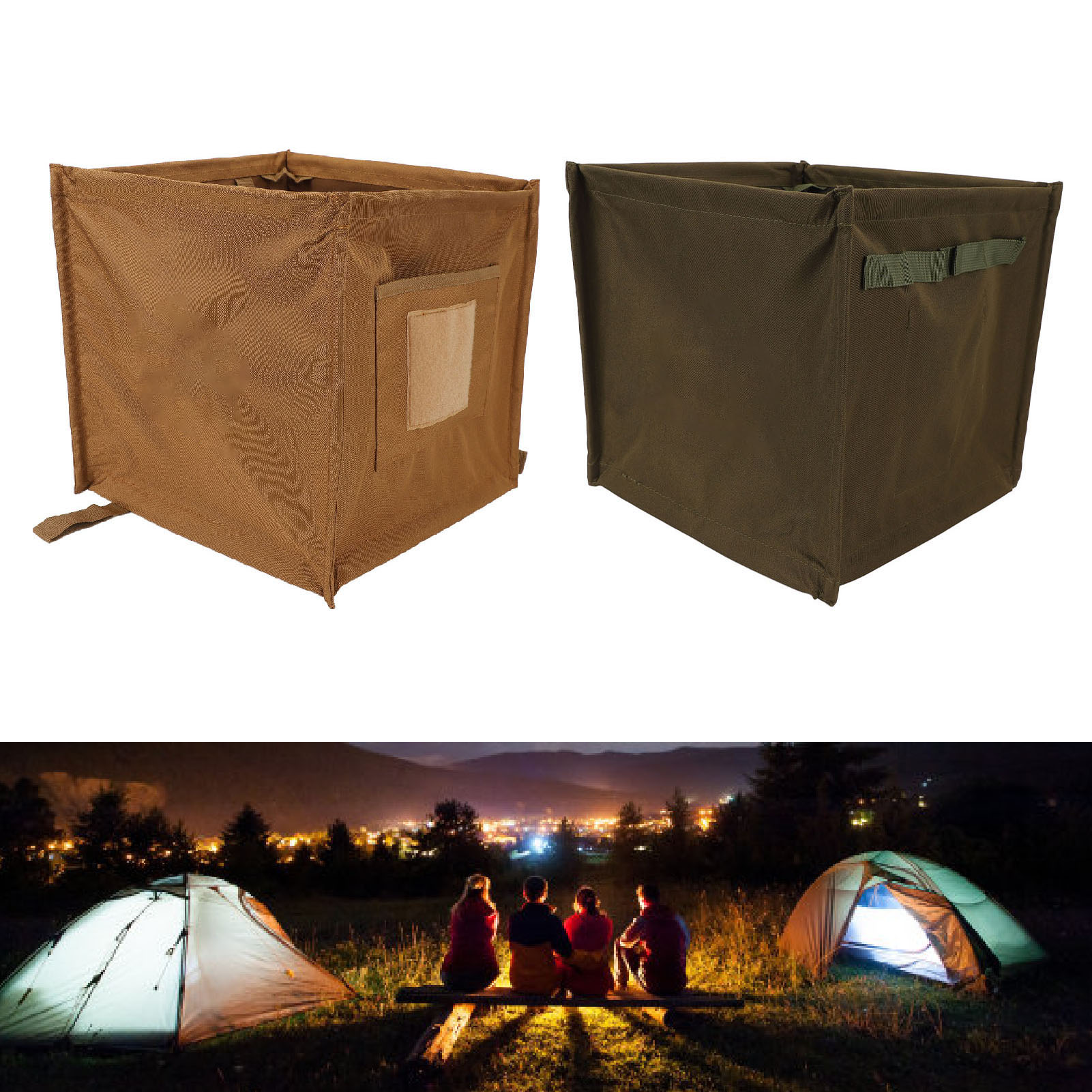 Outdoor Foldable Trash Can 33L - Outdoor Camping Bin recension och pris