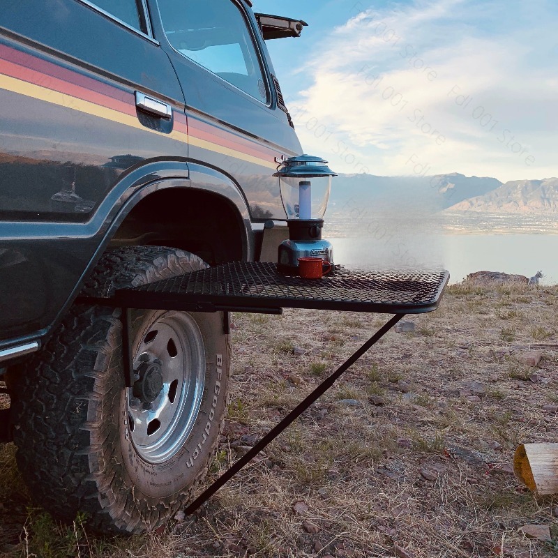 Car Camping Grill Tire Metal F - Camp Table Folding recension och pris