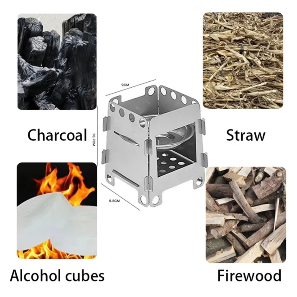Camping Furnace Wood Stove Alc - Outdoor Camping Wood Stove recension och pris