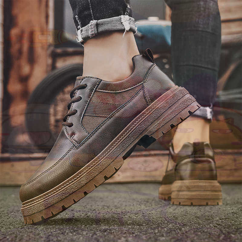 Dark Natural Leather Fashion T - Outdoor Camping Ideas recension och pris