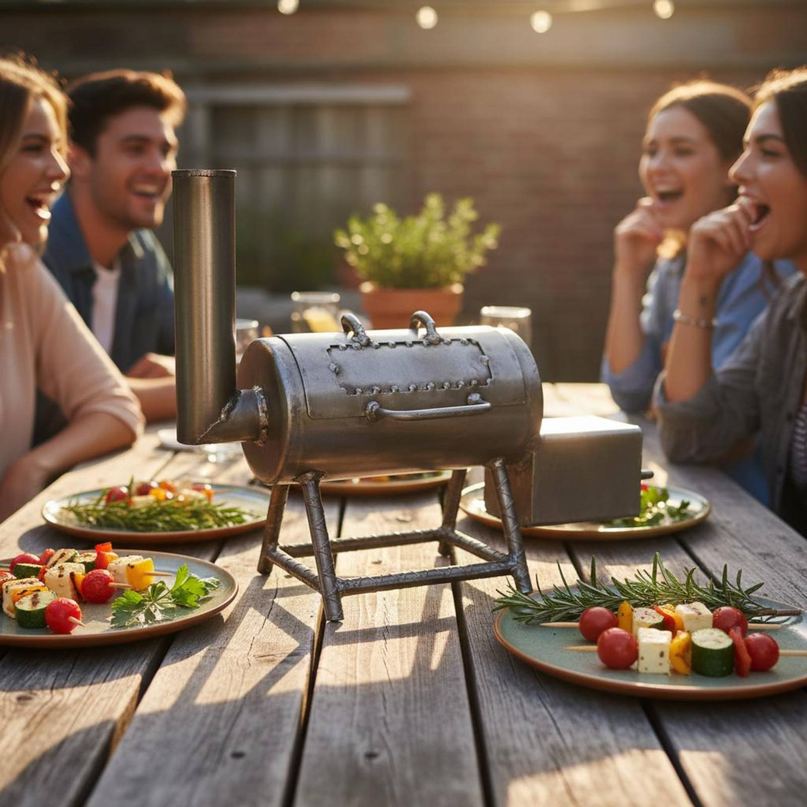Mini Grill Gift Idea Portable  - Outdoor Camping Ideas recension och pris