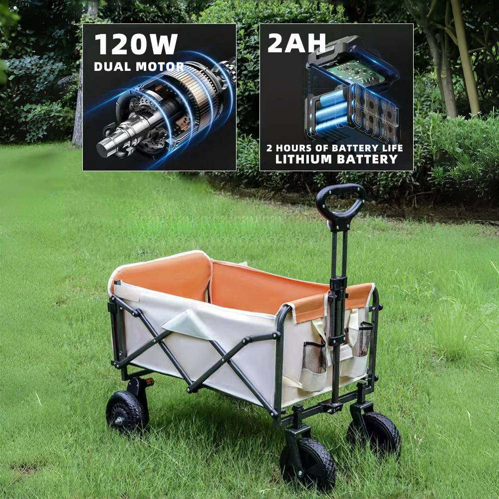 Electric Camping Wagon Cart Fo - Outdoor Camping And Fishing recension och pris