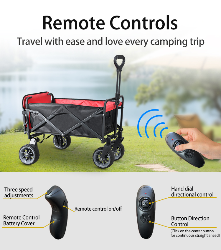 Electric Camping Wagon Cart Fo - Outdoor Camping And Fishing recension och pris