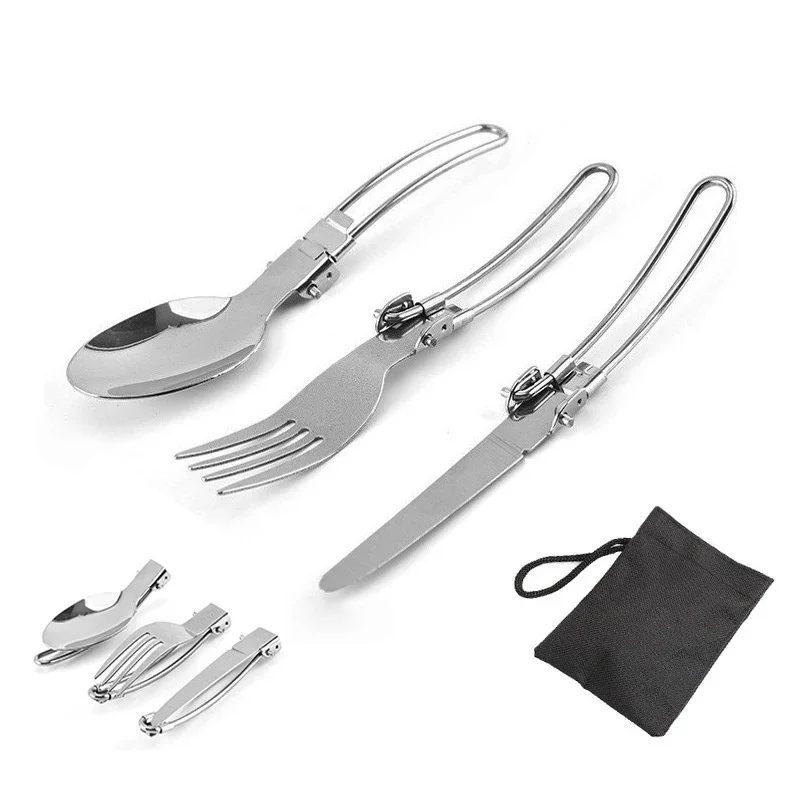 1-10PCS Foldable Camping Forks - Outdoor Camping Glamping Share recension och pris