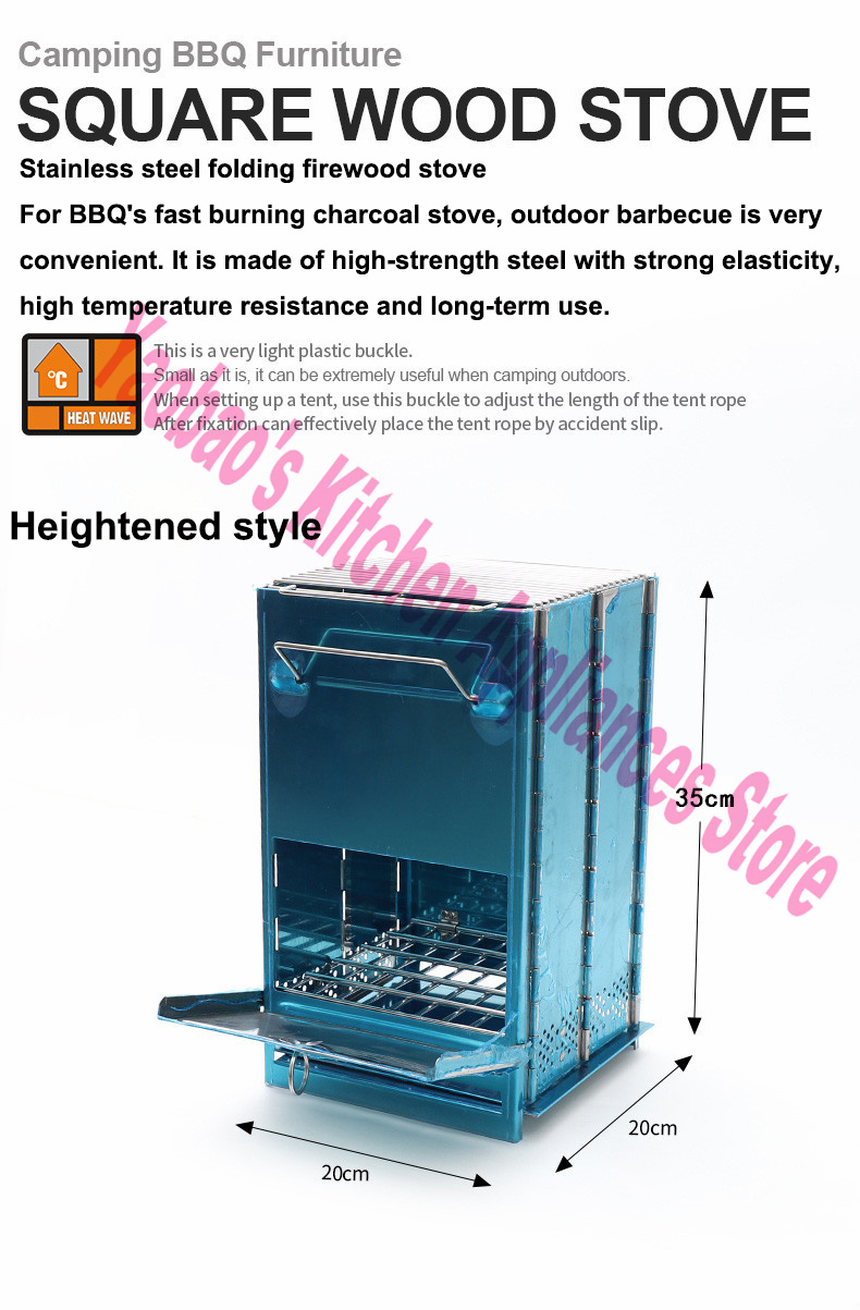 Wood Stove Outdoor Camping Equ - Outdoor Camping Wood Stove recension och pris