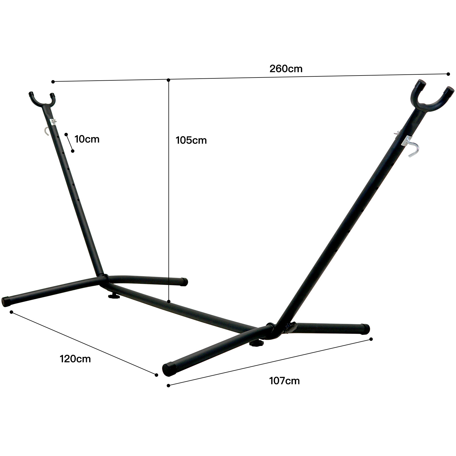 Steel Frame Canvas hammock Out - Outdoor Camping Hammock recension och pris