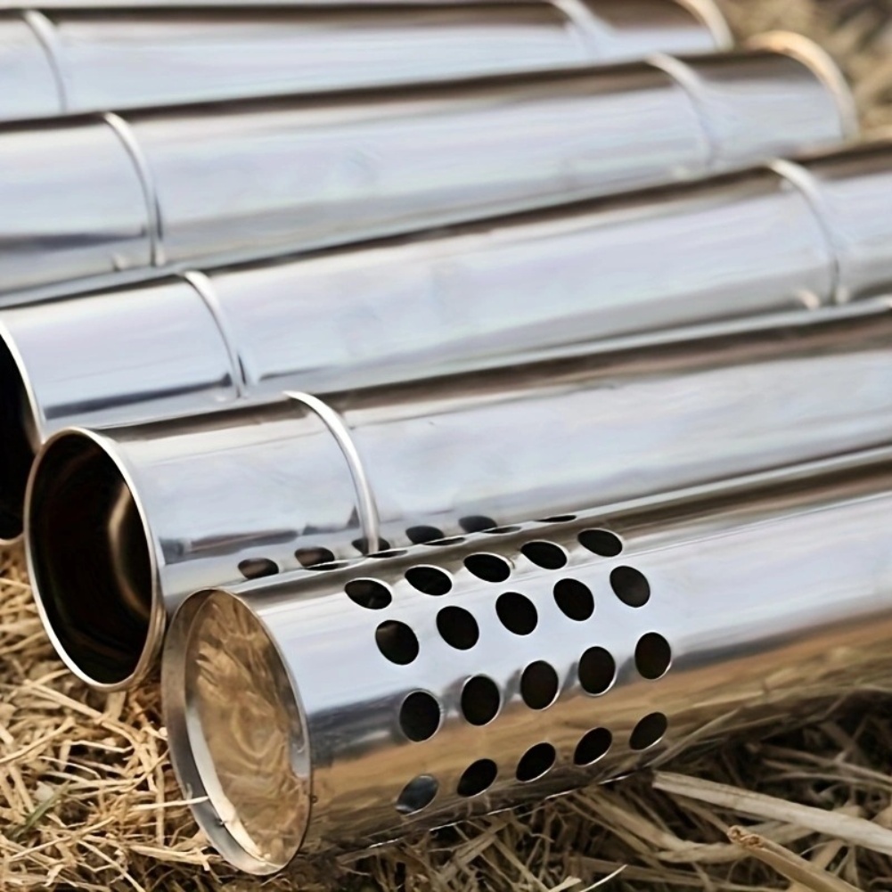 Stainless Steel Smoke Pipe Kit - Outdoor Camping Wood Stove recension och pris