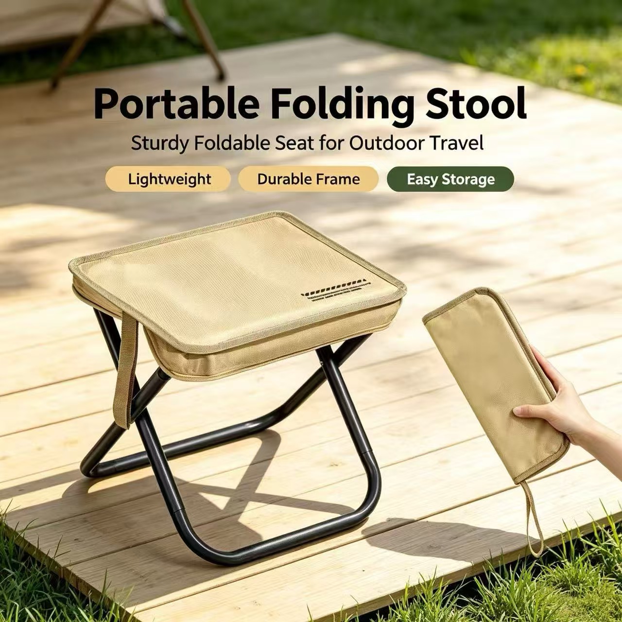 Magza Portable Folding Stool U - Outdoor Camping Hammock Chair recension och pris