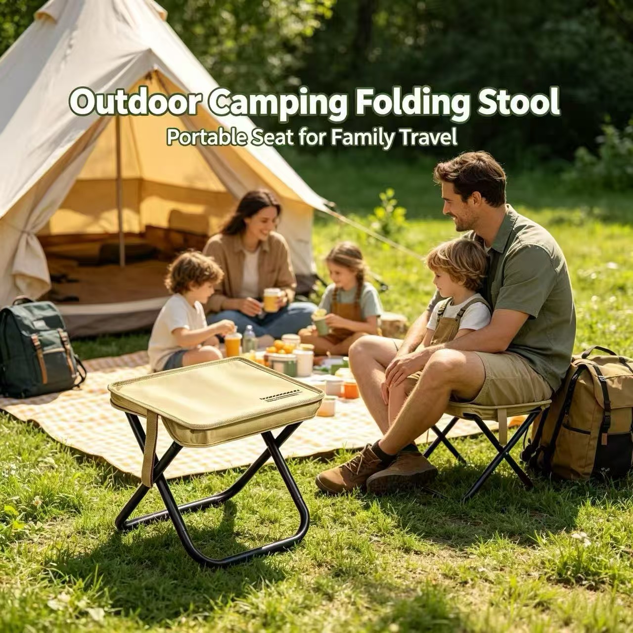 Magza Portable Folding Stool U - Outdoor Camping Hammock Chair recension och pris