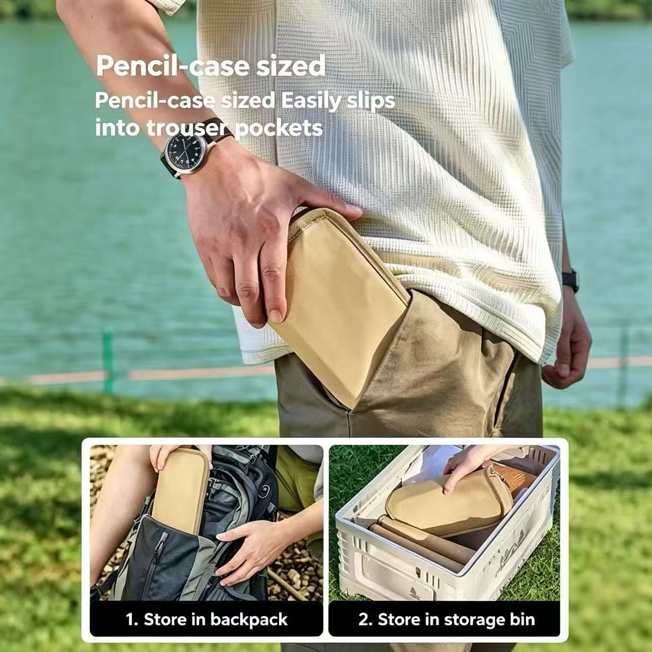 Magza Portable Folding Stool U - Outdoor Camping Hammock Chair recension och pris