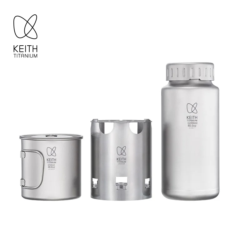 KEITH Pure Titanium Nesting Ca - Outdoor Camping Wood Stove recension och pris