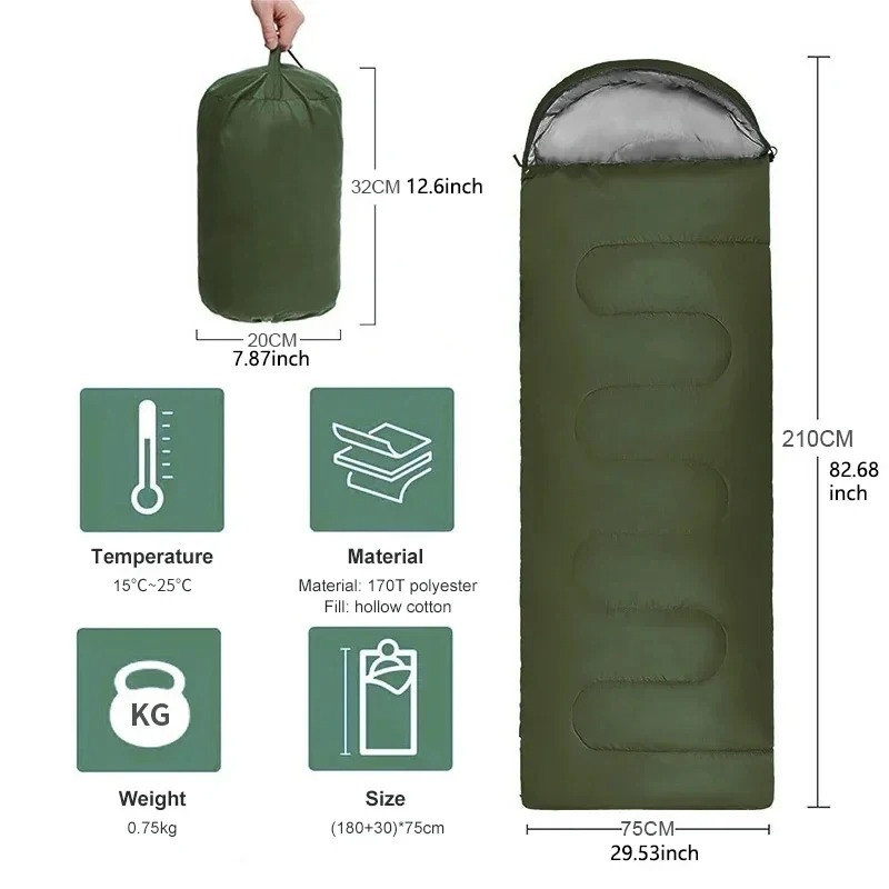 Camping Sleeping Bag Lightweig - Outdoor Camping Sleeping Bag recension och pris