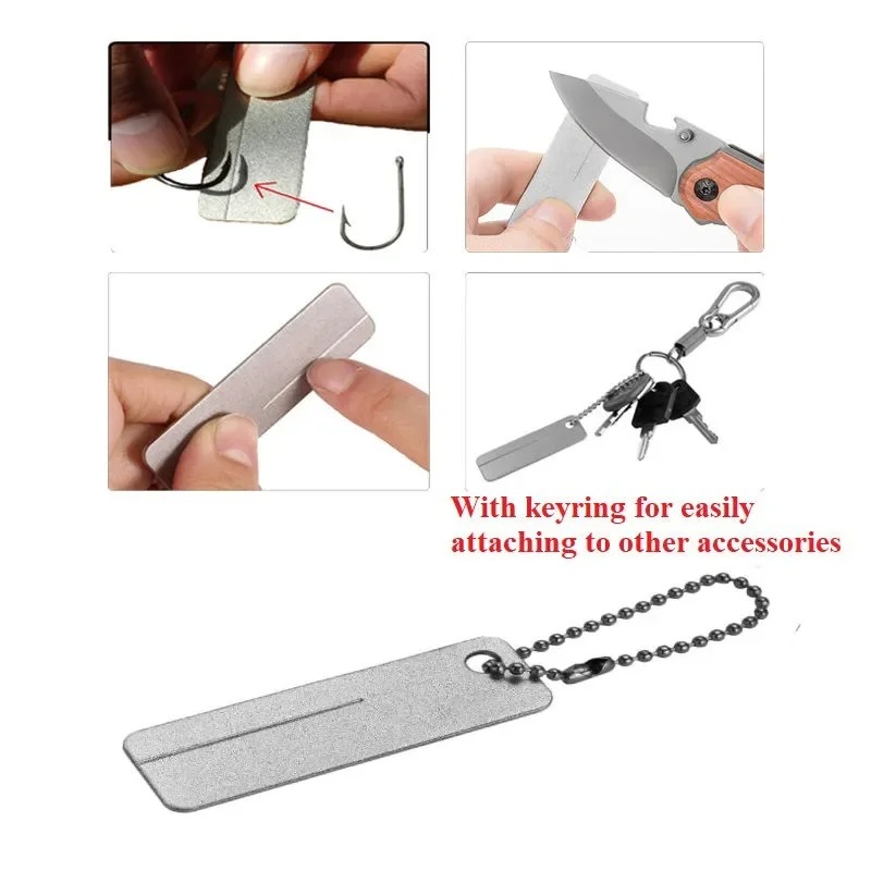 Mini Diamond Sharpening Stone  - Outdoor Camping Knife recension och pris