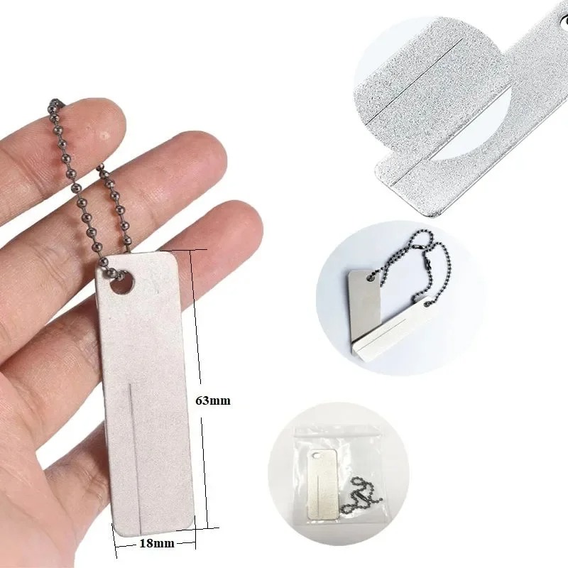 Mini Diamond Sharpening Stone  - Outdoor Camping Knife recension och pris