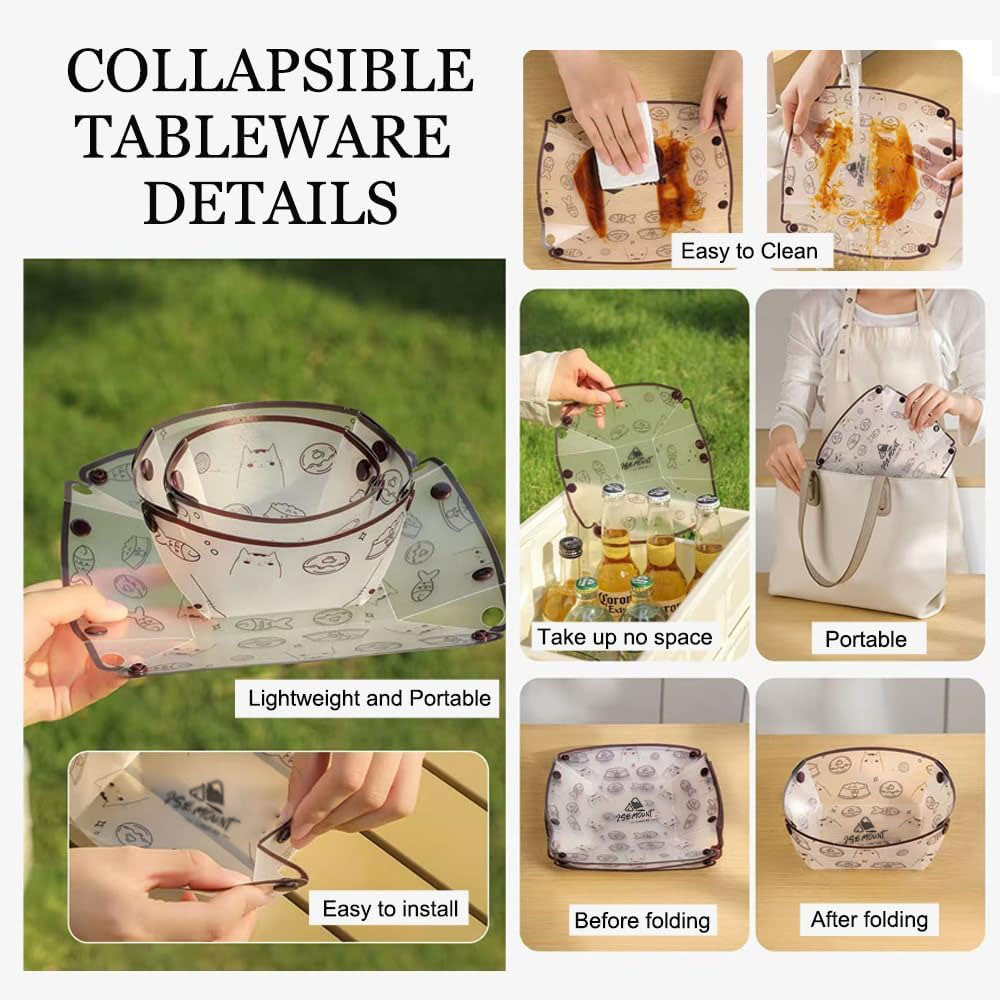 Portable Camping Tableware Set - Outdoor Camping Glamping Share recension och pris