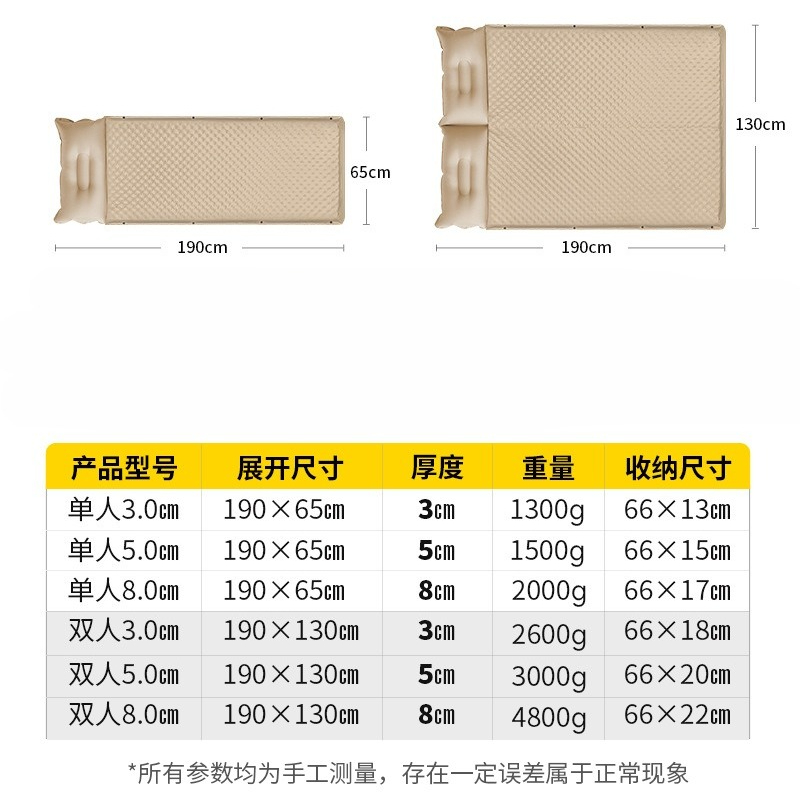 Portable Self Inflatable Tent  - Outdoor Camping Mattress recension och pris