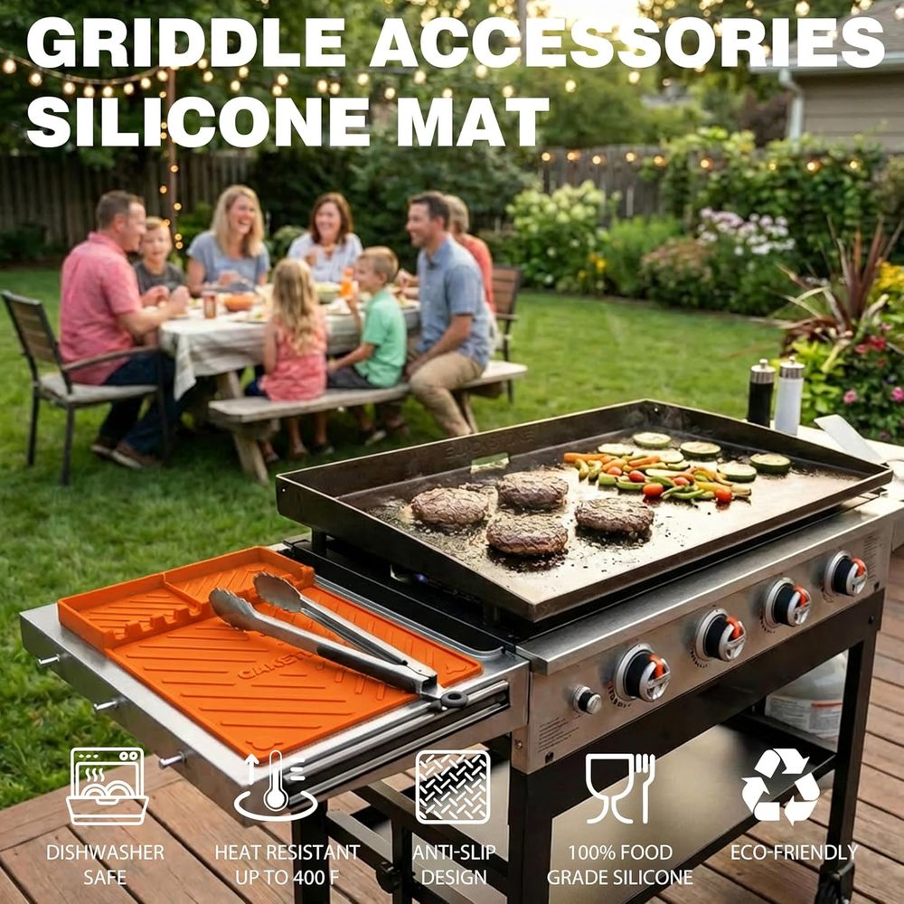 Silicone Grill Mats or Griddle - Outdoor Camping Mat recension och pris