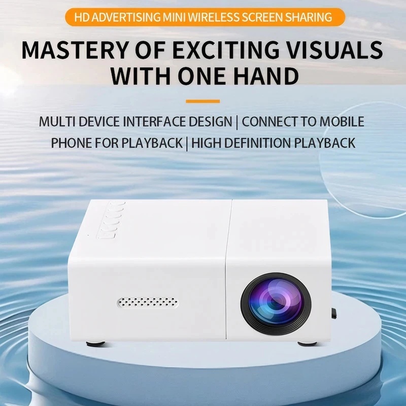 1080P LED Mini Projector with  - Outdoor Camping Videos recension och pris