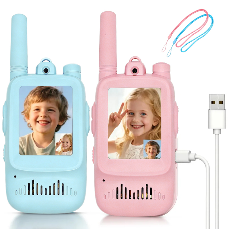 2pcs Kids Video Walkie Talkie  - Outdoor Camping Videos recension och pris