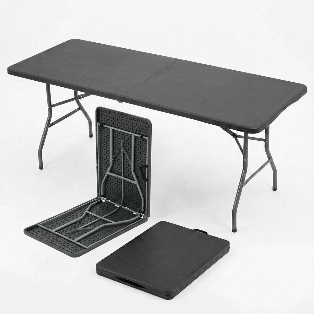 Portable Heavy-Duty 6-Person P - Camp Table Folding recension och pris