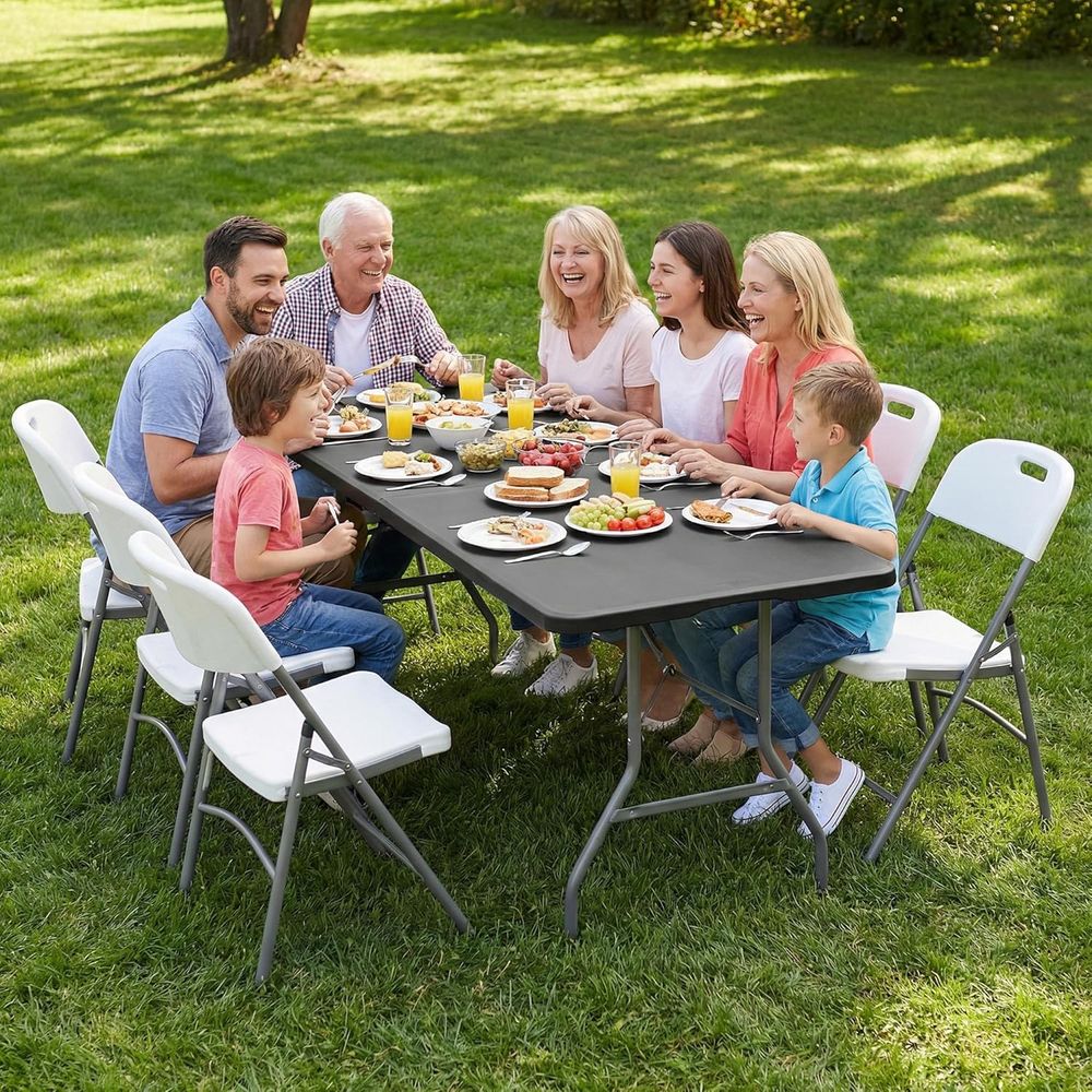 Portable Heavy-Duty 6-Person P - Camp Table Folding recension och pris