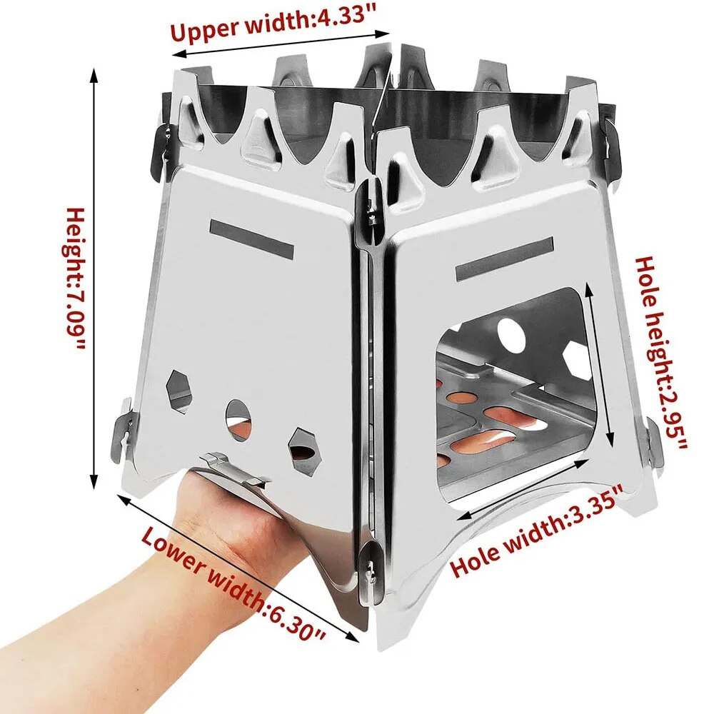 Portable Camping Wood Stove wi - Outdoor Camping Wood Stove recension och pris