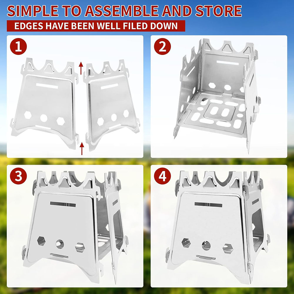 Portable Camping Wood Stove wi - Outdoor Camping Wood Stove recension och pris