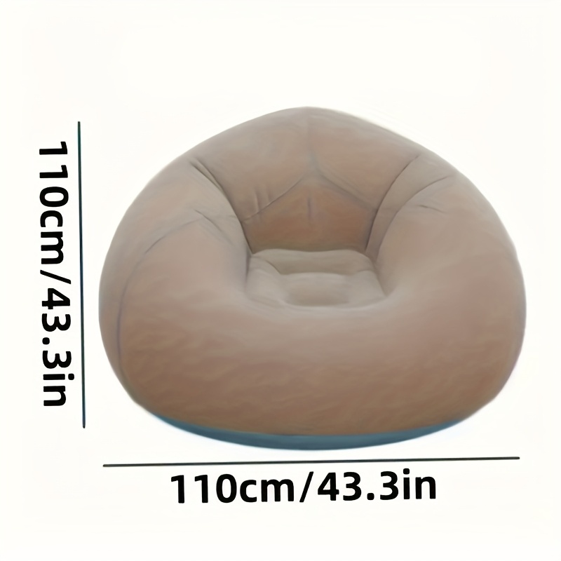 Flocked PVC Inflatable Sofa Ch - Outdoor Camping Hammock Chair recension och pris